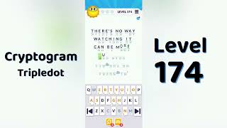 Cryptogram Tripledo Level 174 Solutions 🧩 | Logic Puzzle Game | Mini Boss