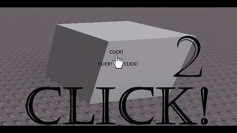 How to use a clickdetector in roblox part 2 (ADVANCED!)