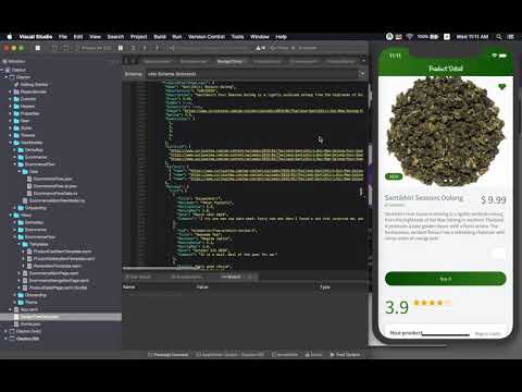 Xamarin Blog - Grial UI Kit - First round of tweaks of the Clayton Tea app