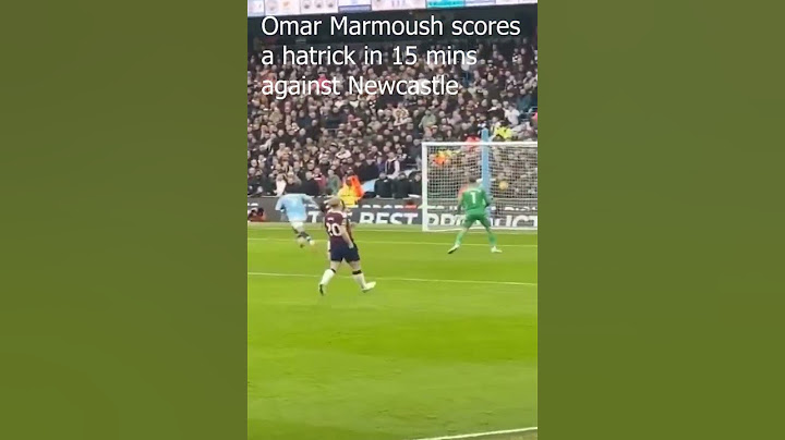 Massive impact. ✨Omar Marmoush!🎩 Scores first Premier League Hat-trick in 15 mins #MCINEW