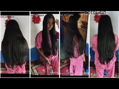 CUTTING LONG HAIR OF A BEAUTIFUL INDIAN GIRL