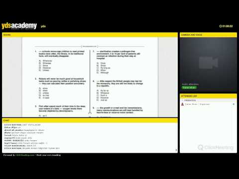 YDS Öncesi Cambridge'den Canlı Ders PART1