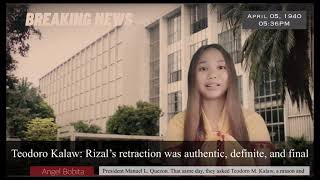 Group 2 case analysis (Rizal’s retraction)