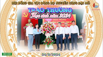 Trao thưởng cho sinh viên học sinh năm 2024, đợt 1
