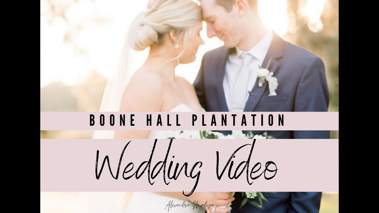 Boone Hall Plantation Wedding Video | South Carolina Wedding Planner
