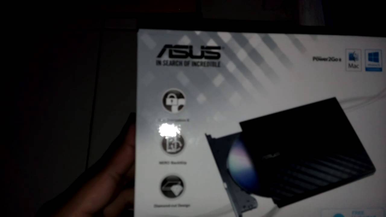 External Slim DVDRW Asus UNBOXING YouTube