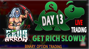 The ZeusArrow 7.0 Indicator - Live Trading - Binary Option Strategy - Day 13