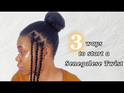 How To Start A Senegalese Twist | 3 Different Ways (Very detailed)