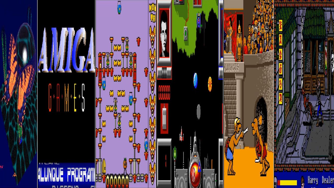 ATTRACT MODE MAGAZINE AMIGA GAMES MAGAZINE ITALIAN No 1,2,3,4,5 & AMIGA No X COVER DISK EAB A TURRAN