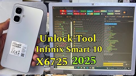 Infinix Smart 10 X6725 FRP Bypass Unlock Tool 2025✅