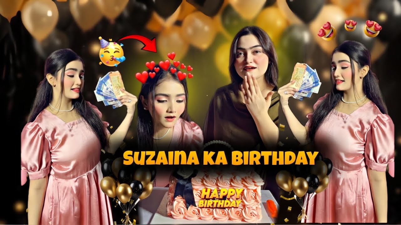Suzaina ka birthday 🎁 🥳🎉sab ny dance kiya😂😂gifts sy zada paisy mily🤑💰💸