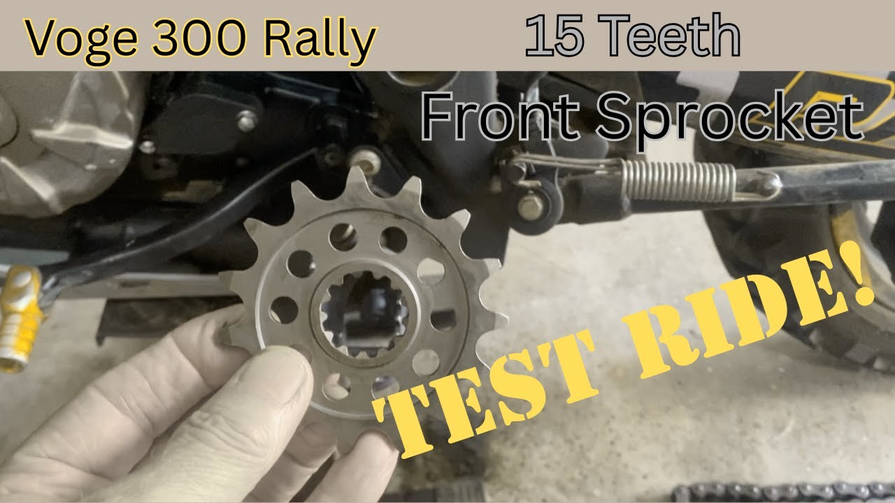 Передняя звездочка Voge 300 Rally - 15 зубьев
