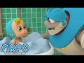 MUST KEEP THE BABY CLEAN! - Muddy Baby Daniel | Baby Cartoons for Kids | Arpo the Robot