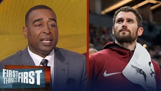 Cris Carter praises Kevin Love's strength in opening up about his mental health | FIRST THINGS FIRST