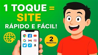 Como criar atalho para sites no Android — passo a passo rápido