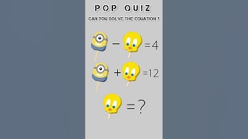 Are You Smarter Than A 5th Grader? | #Shorts #Math #Quiz #Test #Viral #minions #looneytunes