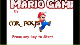 Mario Start Screen and Checkpoints