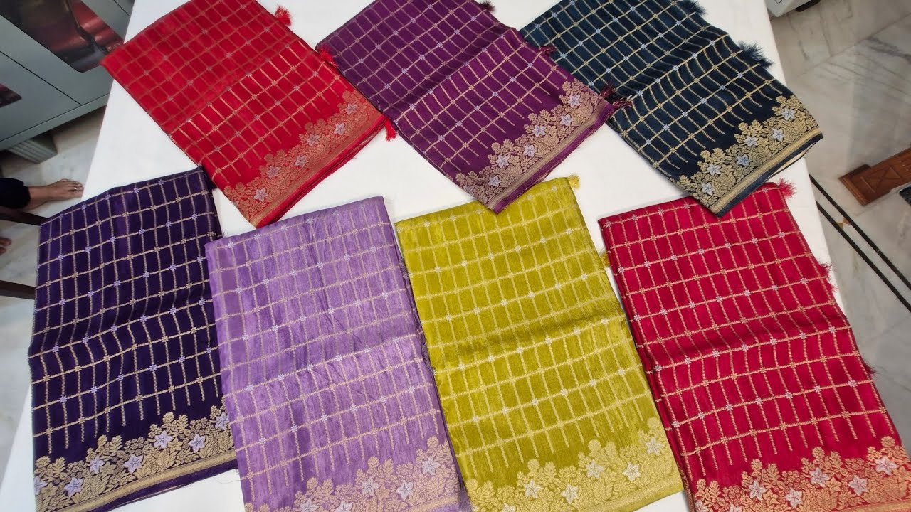 Fancy raw mango sarees