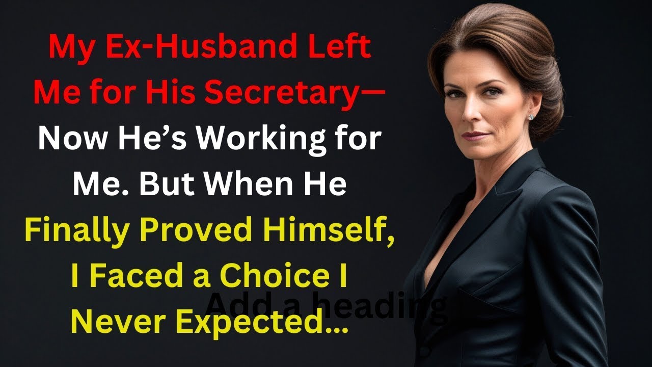 Husband Left Me for His Secretary—Now He’s Back, Begging Me for a Raise