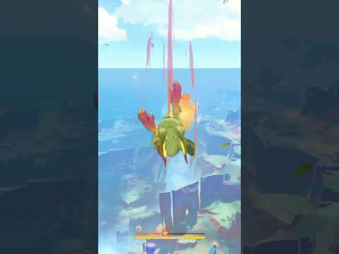 【原神】ナタの竜で空を飛ぶ方法があるらしい。【Genshin Impact】