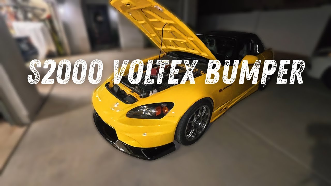S2000 GETS NEW VOLTEX BUMPER & SIDESKIRTS! (GROUP A)
