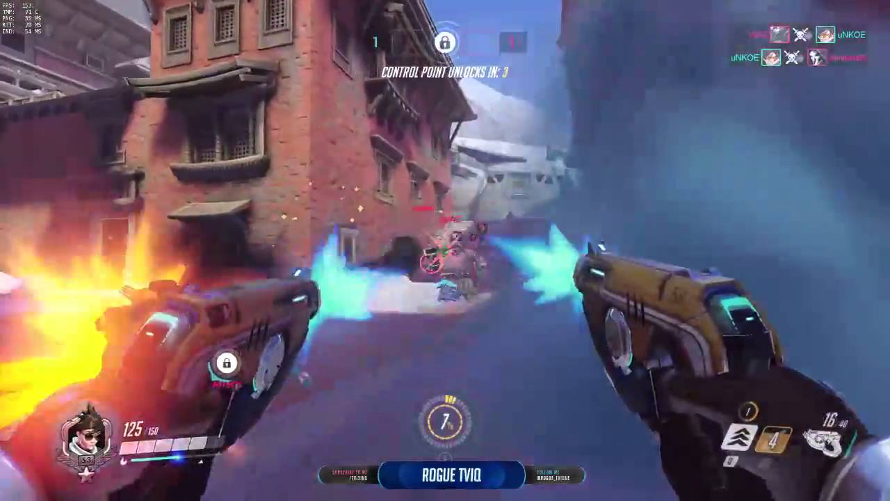 Overwatch Tviq Playing 81 Level Ranked Game As Genji & Tracer