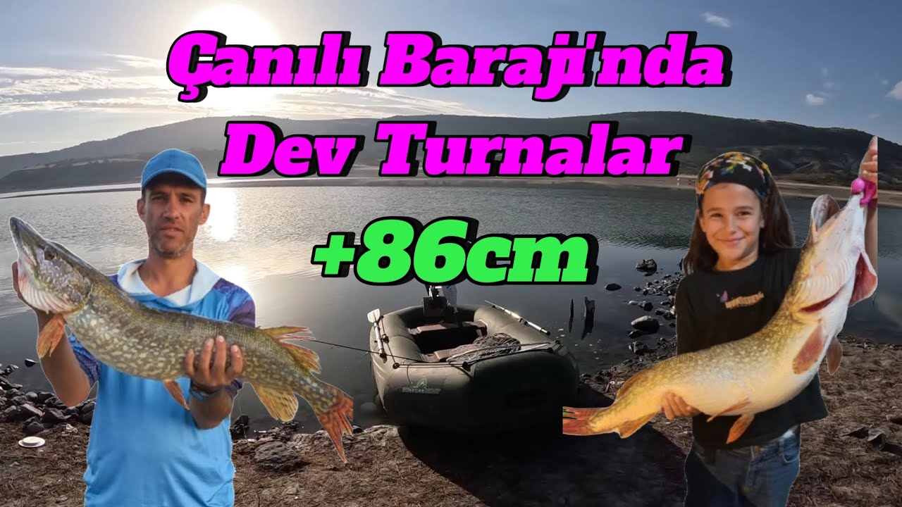 Çanılı (Asartepe) barajı'nda 86cm turna balığı yakaladım, çok keyifli ve bereketi bir av oldu.