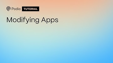 Modifying Apps