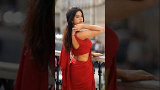 🔥 Red Saree Glam Look 💃 | Bold &amp; Elegant Saree Styling Ideas | #SareeHacks