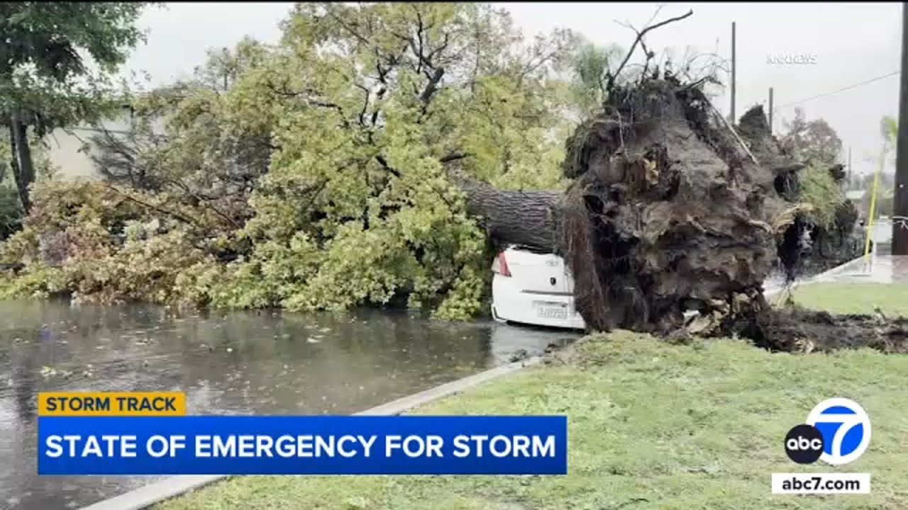 SoCal storm: Newsom declares state of emergency for multiple counties ...