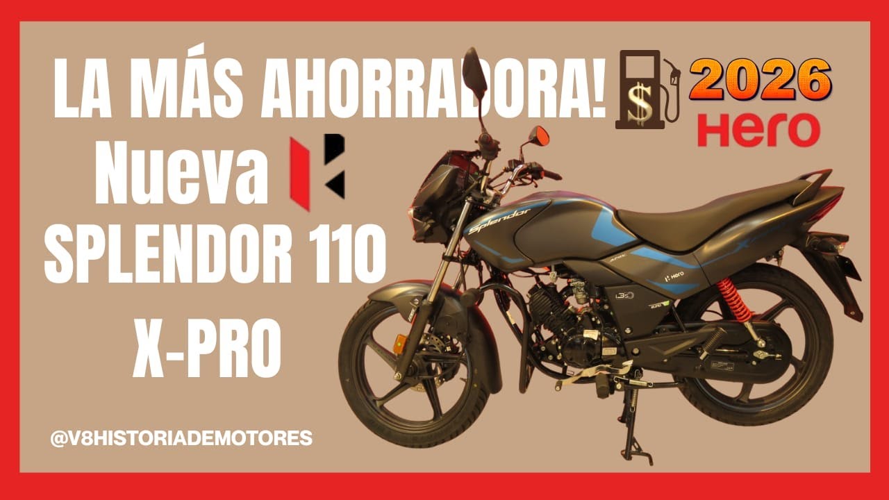 HERO SPLENDOR 110 XPRO 2025 | La moto económica actualizada y mejorada ...