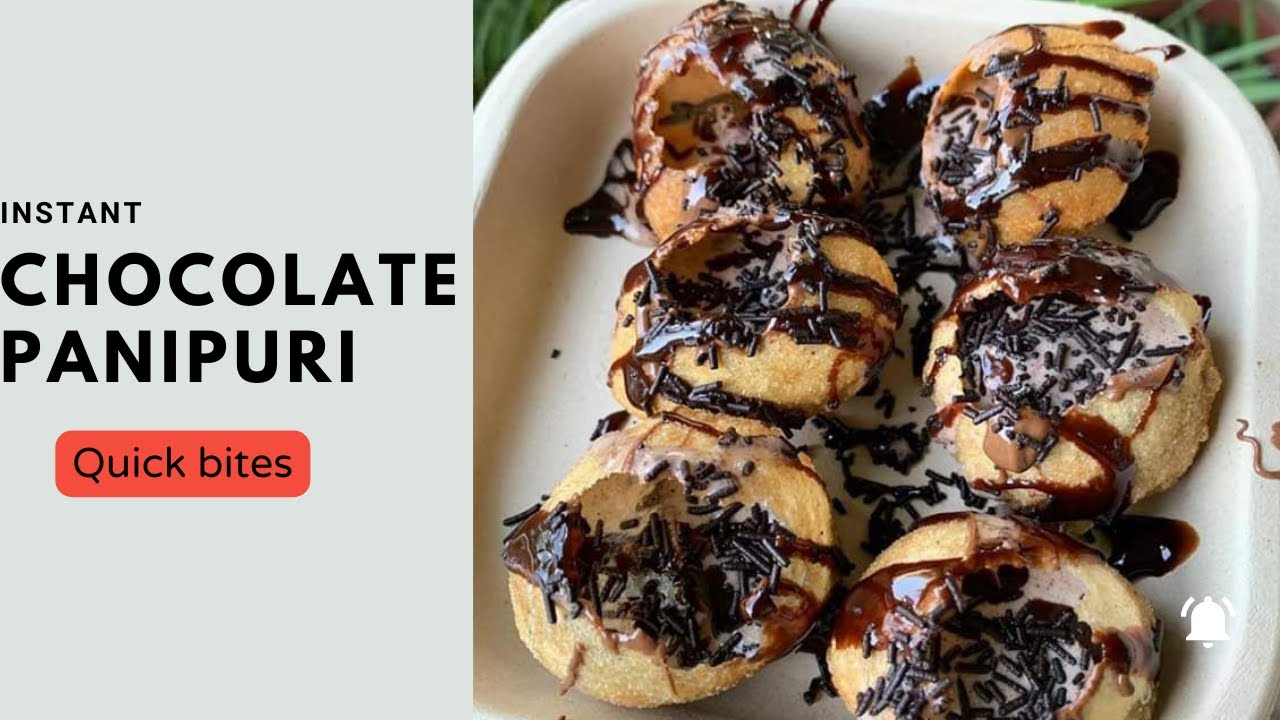 Instant Chocolate Pani Puri YouTube