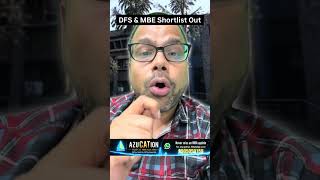 DFS MBE MBA 2026–28 Shortlist Out | Expected Waitlist Movement & Next Steps | Amiya Sir
