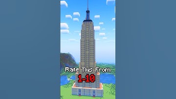 Empire State Building 🌇 Minecraft Tutorial #minecraft