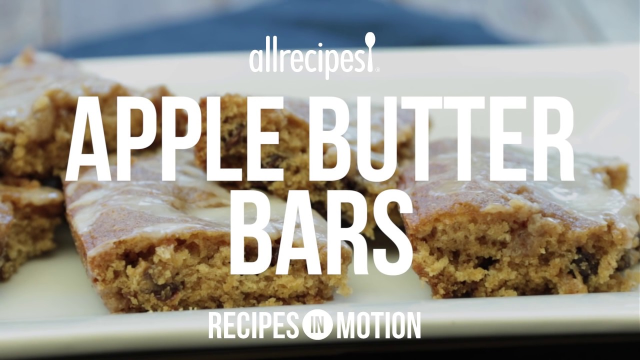 How to Make Apple Butter Bars | Dessert Recipes | Allrecipes.com - YouTube