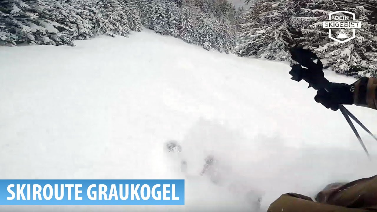 Graukogel/Bad Gastein: Neuschnee auf Skiroute und B 4 Heimalm