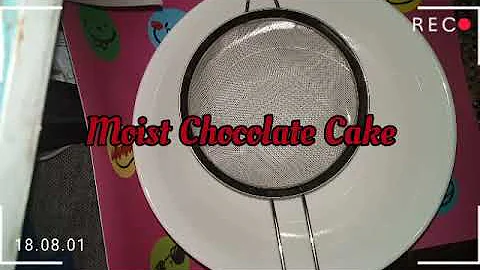 Chocolate Cake (easy moist chocolate cake) steam o...