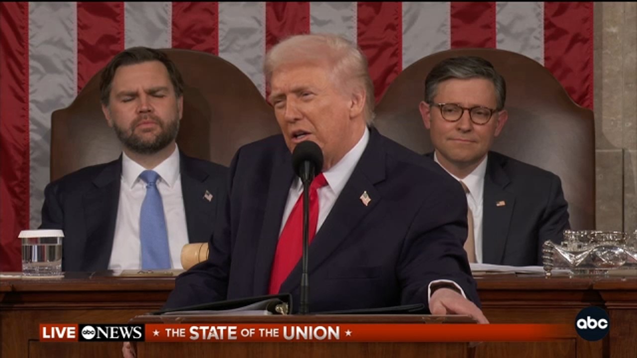 WATCH FULL SPEECH | Trump delivers State of the Union Address