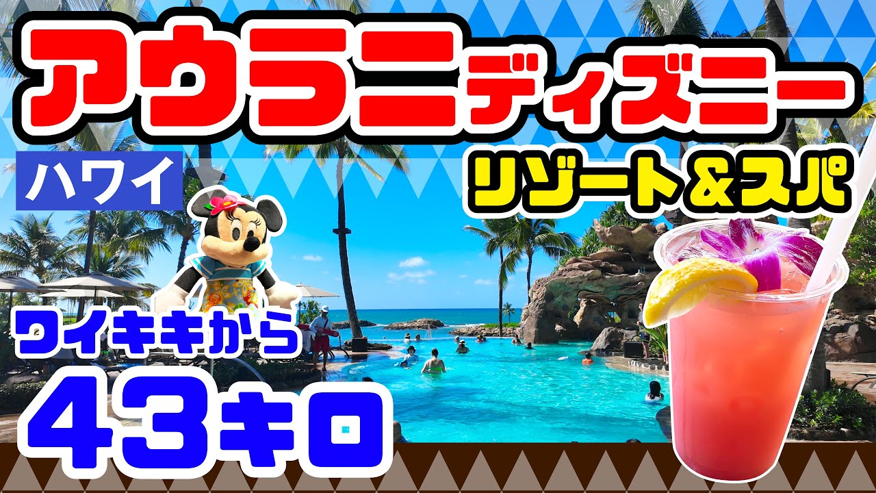 アウラニ　ディズニー　ハワイ　トランク　タグ付き新品　磯村勇斗 🌈 Hawaii 