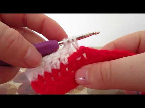 Left Handed Crochet Tutorial: Back Post Double Crochet