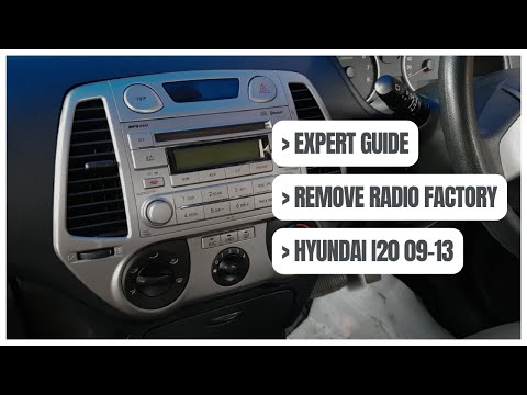 Video Part 1| How To Remove Factory Radio On Hyundai I20 PB... - youtube