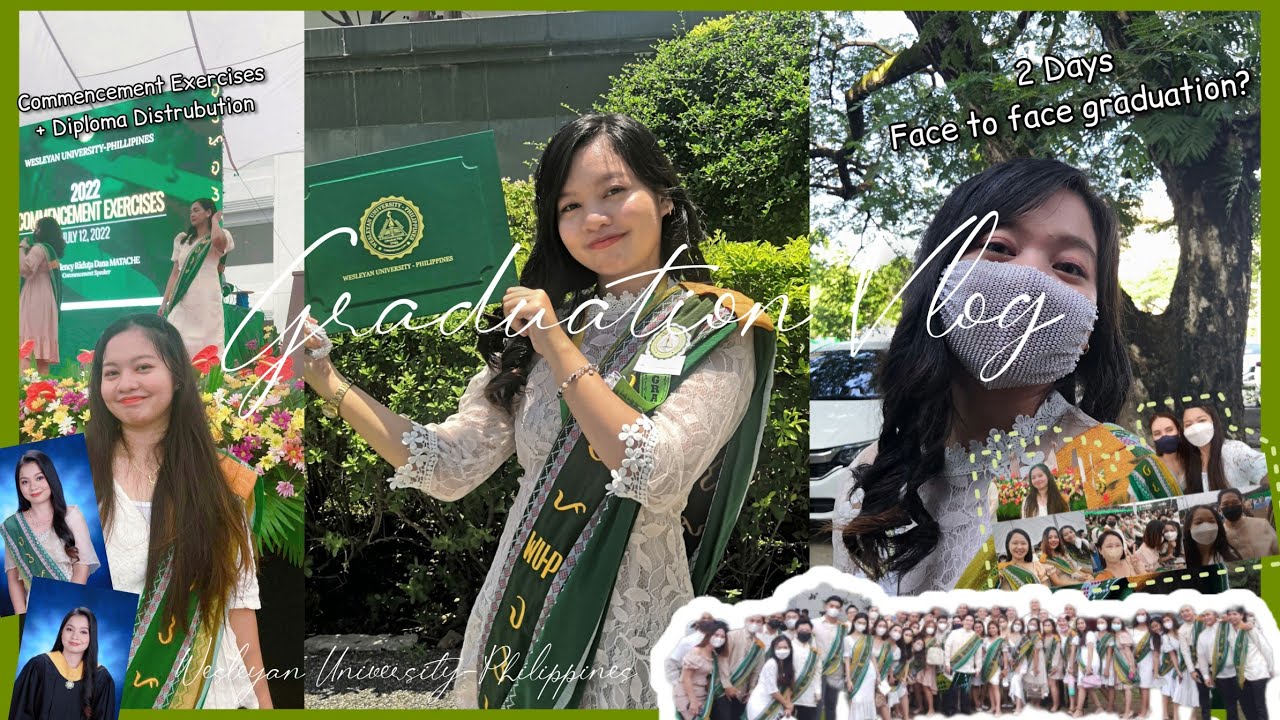 GRADUATION VLOG!🎓(2 DAYS FACE TO FACE GRADUATION?) WESLEYAN UNIVERSITY