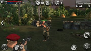 Frontline Commando: D-Day Gameplay | Map : - Juno | Mission : - 5 ( Juno : D-Day 2005Z )