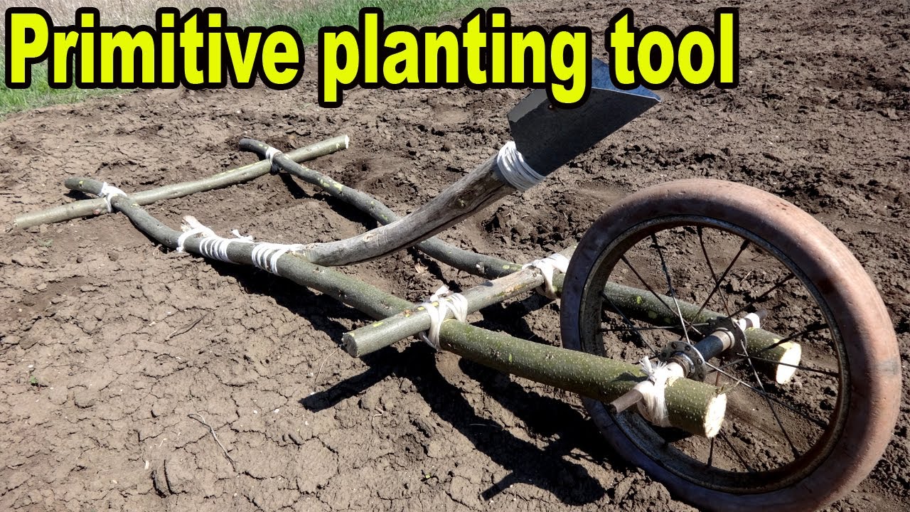 Primitive planting tool. Wheel tool for planting YouTube
