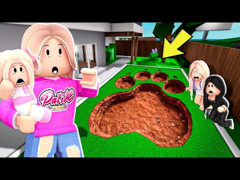 ZNALAZŁAM OGROMNY ŚLAD STOPY na NASZYM PODWÓRKU w BROOKHAVEN... KTO GO ZOSTAWIŁ?! 🐾 thumbnail