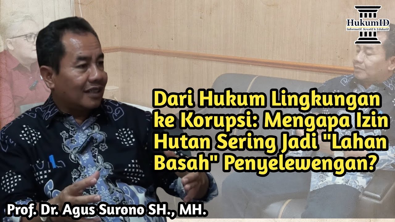 Dari Hukum Lingkungan ke Korupsi: Mengapa Izin Hutan Sering Jadi 