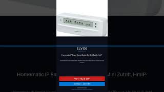 Homematic IP Smart Home Starter Set Mini Zutritt, HmIP-SK25  kaufen 2026 | 119,95 € | #Shorts