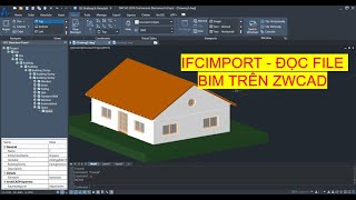 IFCIMPORT - Đọc file BIM trên CAD | Read BIM files in CAD