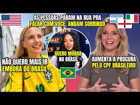 GRINGOS SE APAIXONAM PELO BRASIL E REVELAM POR QUE NÃO QUEREM MAIS IR EMBORA