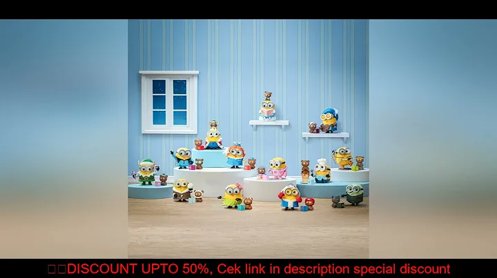 POP MART Minions Bedtime Stories by Bob and Tim Series Blind Box Guess Bag Desktop Decoration Cute M